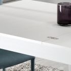 Udtrækkeligt 2 m 10-personers bord af moderne design i træ - Tuttitto Viadurini