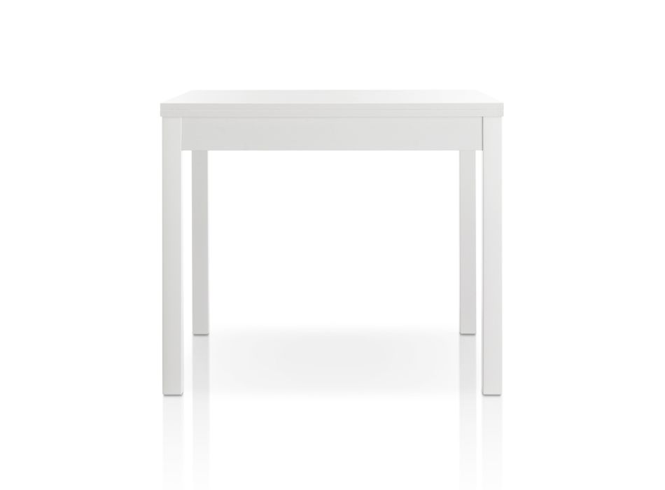 Udtrækbart 2 m 10-personers bord af moderne design i træ - Tuttitto Viadurini