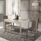 Udtrækkeligt 2 m 10-personers bord af moderne design i træ - Tuttitto Viadurini