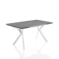 Udtrækbart bord til 200 cm i keramik og stål - Belone