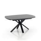 Udtrækbart bord til 210 cm i stål og keramik - Bavosa Viadurini