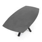 Udtrækbart bord til 210 cm i stål og keramik - Bavosa Viadurini