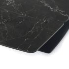 Udtrækbart bord til 230 cm med plade i marmorfinish - Batofilo Viadurini