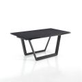 Udtrækbart bord til 240 cm i gråt stål - Bonito
