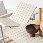 Udtrækbart bord til 240 cm i pulverlakeret aluminium - maling Viadurini