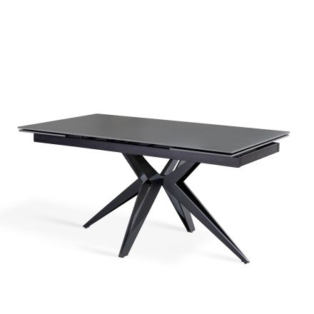 Udtrækkeligt bord til 240 cm i keramik og metal understel - Buket Viadurini
