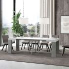 Udtrækbart bord til 246 cm i forskellige overflader lavet i Italien - træ Viadurini