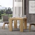 Udtrækkeligt bord til 246 cm i Made in Italy træmikropartikler - træ