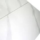 Udtræksbord 260 cm i metal og syntetisk sten - Underwater Viadurini