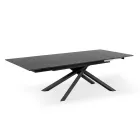 Udtrækkeligt bord til 270 cm med HPL-plade og aluminiumsbund - Søg Viadurini