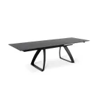 Udtrækkeligt bord til 270 cm med HPL-plade og aluminiumsbund - Villongo Viadurini