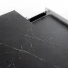 Udtrækkeligt bord til 270 cm med HPL-plade og aluminiumsbund - Villongo Viadurini