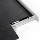 Udtrækkeligt bord til 270 cm med HPL-plade og aluminiumsbund - Villongo Viadurini