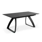 Udtrækkeligt bord til 270 cm med HPL-plade og aluminiumsbund - Villongo Viadurini