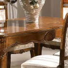 Udtrækbart bord til 280 cm i Bassano valnøddetræ lavet i Italien - Caligola Viadurini