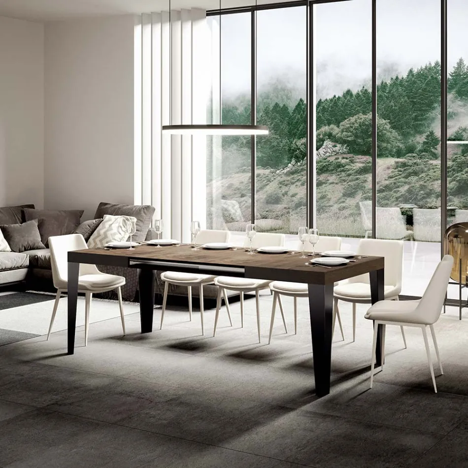 Udtrækkeligt bord til 284 cm i forskellige størrelser og finish Made in Italy - Beach Viadurini