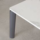 Udtrækbart bord til 298 cm i keramik og metal Made in Italy - Tulipan Viadurini