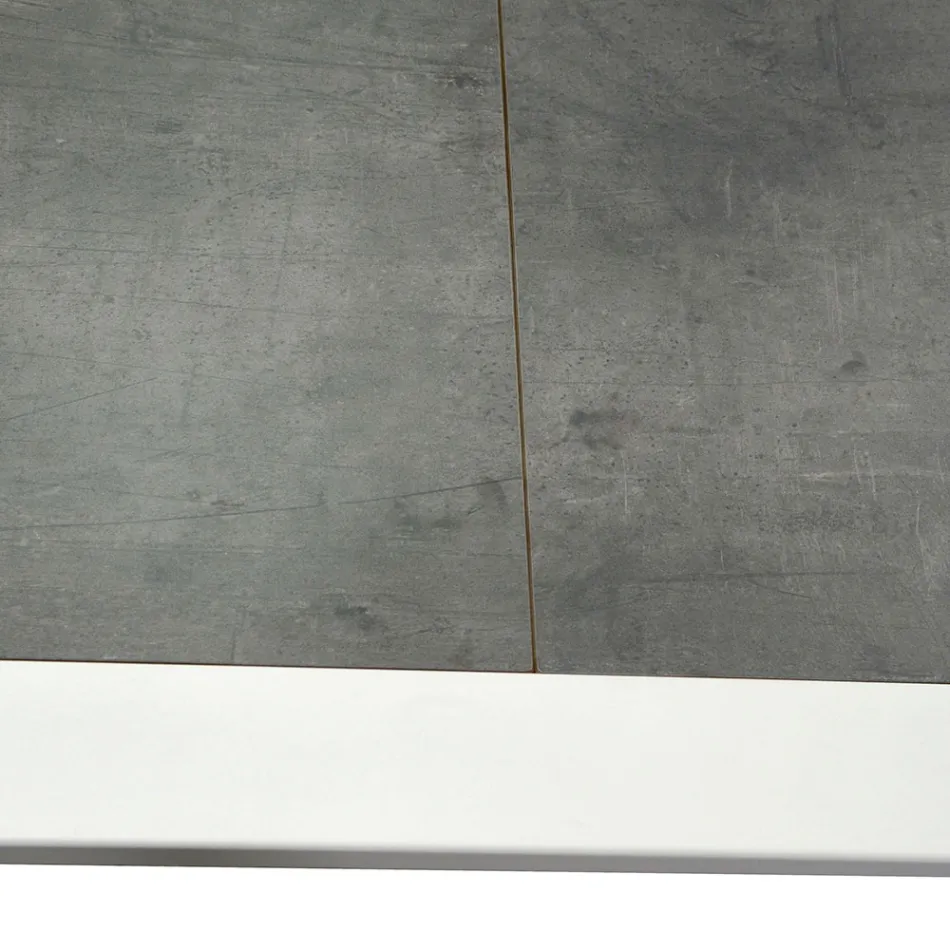 Udtræksbord 300 cm i aluminium med HPL-indsats - Righello Viadurini