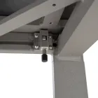 Udtræksbord 300 cm i aluminium med HPL-indsats - Righello Viadurini