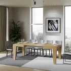 Udtrækkeligt bord til 440 cm Fås i forskellige finish - Mountain Viadurini