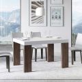 Udtrækkeligt bord til 440 cm i forskellige overflader lavet i Italien - træ