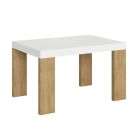 Udtrækbart bord til 440 cm i forskellige overflader lavet i Italien - træ Viadurini