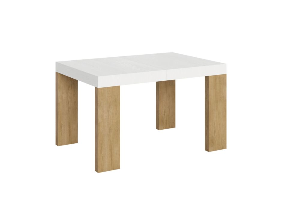 Udtrækbart bord til 440 cm i forskellige overflader lavet i Italien - træ Viadurini