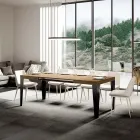 Udtrækkeligt bord til 440 cm i forskellige størrelser og finish Made in Italy - Strand Viadurini