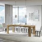 Udtrækkeligt bord til 440 cm i Made in Italy træmikropartikler - træ Viadurini