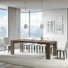 Udtrækkeligt bord til 440 cm i Made in Italy træmikropartikler - træ Viadurini