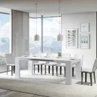 Udtrækkeligt bord til 440 cm i Made in Italy træmikropartikler - træ Viadurini