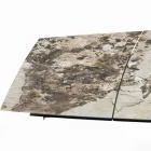 Udtrækkeligt tøndeformet bord med integrerede forlængere lavet i Italien - Grotta Viadurini