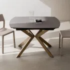 Udtrækkeligt tøndebord i lagdelt HPL med forskellige finish - Incontro Viadurini