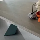 Udtræksbord med sideforlængelse i fineret træ - Aperol Viadurini