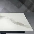 Udtrækkeligt bord med sideforlængelse i glaskeramik - Aperol Viadurini