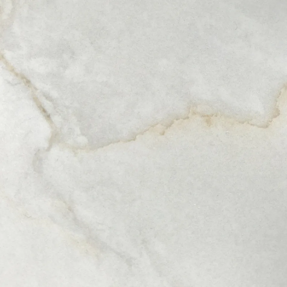 Udtrækkeligt bord med stålbund og keramisk plade i marmorfinish - Emilia  Viadurini