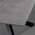 Udtrækkeligt bord med S70 ben lavet i Italien - Sagi Viadurini