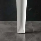 Udtrækkeligt bord med moderne hærdet glasplade Baltimora Viadurini