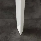 Udtrækkeligt bord med moderne hærdet glasplade Baltimora Viadurini