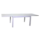 Udtrækkeligt havebord lavet udelukkende af aluminium - Sheet Viadurini