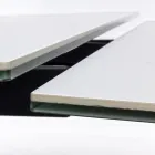 Udtrækkeligt Spisebord 240 cm Glas- og Keramikplade - Barone Viadurini