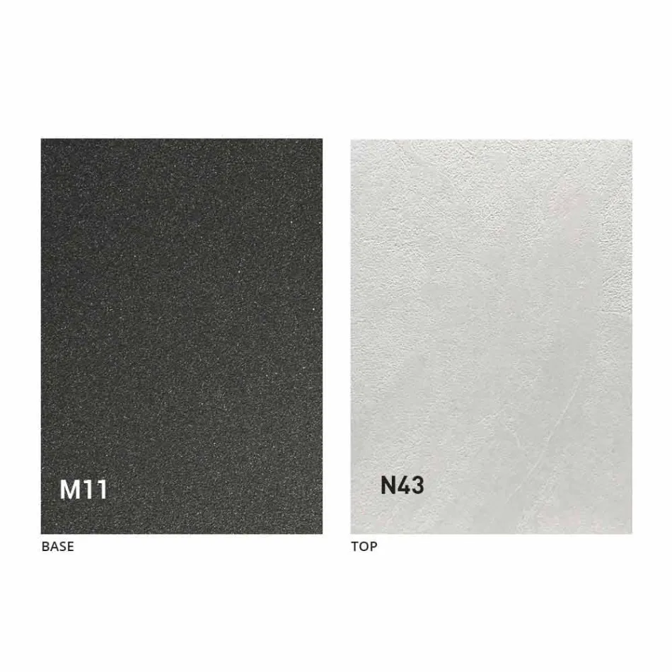 Udtrækkeligt spisebord i træ og metal op til 280 cm - Gallotto Viadurini