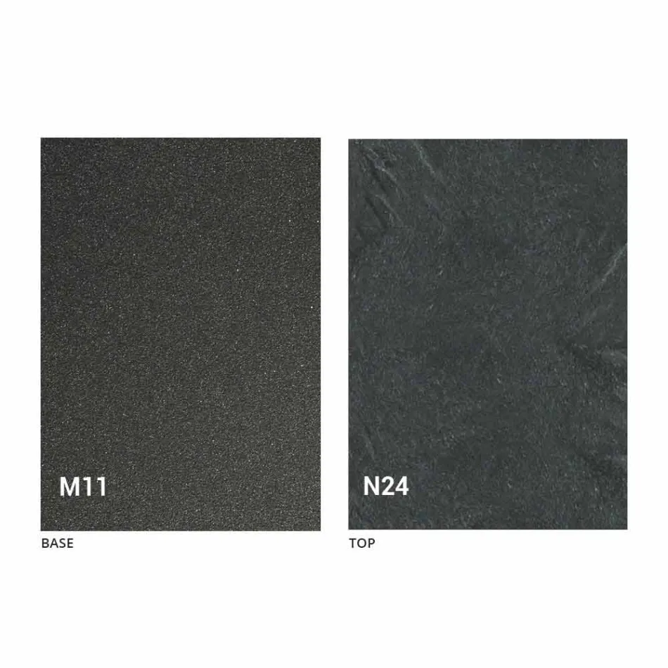 Udtrækkeligt spisebord i træ og metal op til 280 cm - Gallotto Viadurini