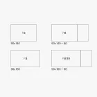 Udtrækkeligt stuebord i melamin Made in Italy - Ondine Viadurini