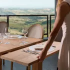 Udtrækkeligt stuebord lavet af massivt teaktræ - Fidia Viadurini