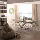 Gilmore udtrækkeligt bord fra sofabord til spisebord Viadurini