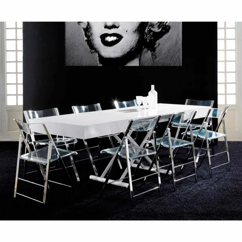 Gilmore udtrækkeligt bord fra sofabord til spisebord Viadurini