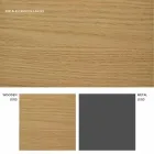 Design, udvideligt bord med Daryl egetræ, fremstillet i Italien Viadurini