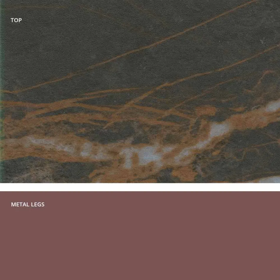 Udvidelig keramisk glas design bord lavet i Italien, Dionigi Viadurini