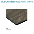 Udtrækkeligt bord op til 180 cm rundt lamineret Hpl lavet i Italien - Bastiano Viadurini